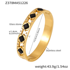 Faceted Accent and Cubic Zirconia Bangle Designs