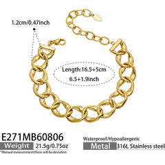 Bear Charm and Oval Link Bracelet Designs