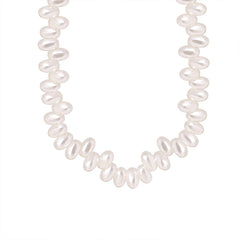 Pearl-Look Irregular Bead Necklace