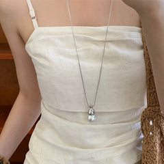 Daphne Vintage-Inspired Pearl Gourd Pendant Necklace