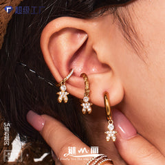 Sparkling Character Charm Earrings
