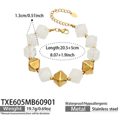 Faceted Color Resin Geometric Jewelry