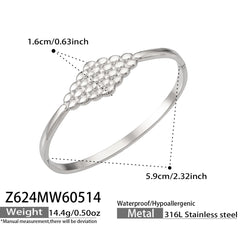 Gold-Tone Textured Sculptural Bangle Designs