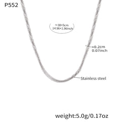 18K Gold-Plated Twisted Chain Necklace or Bracelet