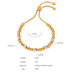 18K Gold-Plated Eye Charm Bracelet