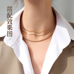 Minimal Chain Necklace Style Collection