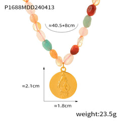 Agate and Tiger Eye Beaded Necklace Designs