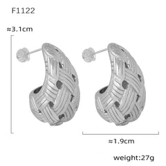 18K Gold-Plated Sculptural Teardrop Earring Designs