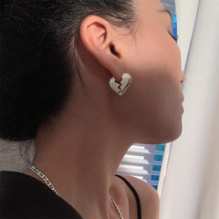 Marielle Heart Stud Earrings