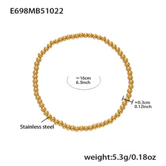 18K Gold-Plated Heart Charm or Bead Bracelet