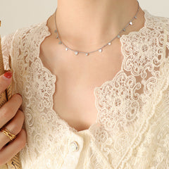 18K Gold-Plated Geometric Charm Necklace Designs