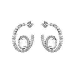 Camille Vintage-Inspired Crystal Stud Earrings