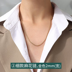 Minimal Chain Necklace Style Collection