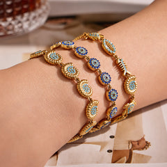 18K Gold-Plated Ocean Charm Bracelet Designs