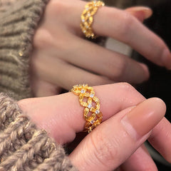 Daphne Dainty Clover Adjustable Ring No. 979707