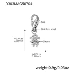 Sculptural Jewelry Pendant Charm