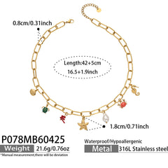 18K Gold-Plated Heart Medallion Charm Necklace or Bracelet
