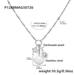 Cubic Zirconia Mixed Charm Necklace & Bracelet