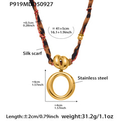 18K Gold-Plated Geometric Pendant Necklaces