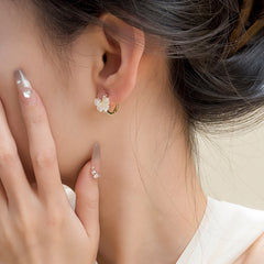 Camille Vintage-Inspired Pavé Butterfly Stud Earrings