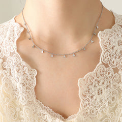18K Gold-Plated Geometric Charm Necklace Designs