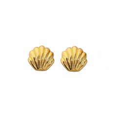 Marielle Vintage-Inspired Shell Shell Stud Earrings No. 604603