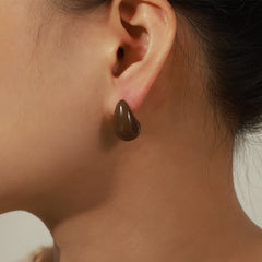 Enamel Teardrop Stud Earring Designs