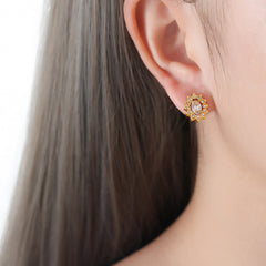 Faceted Accent Necklace or Stud Earrings