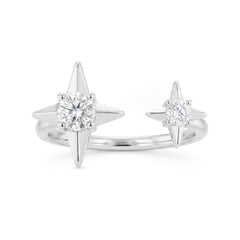 Daphne Vintage-Inspired Pavé Adjustable Ring