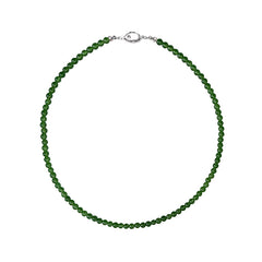 Green Chalcedony Beaded Necklace
