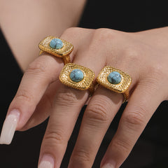Turquoise or Pearl-Look Jewelry Collection