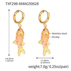 Color Enamel Fish Jewelry Designs