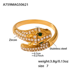 Enamel Cherry and Bee Open Ring Designs