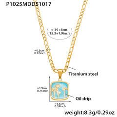 Heart Lock or Colored Pendant Necklace