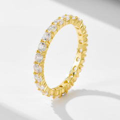 Sterling Silver 2-Piece 4.5CT Solitare Oval Ring