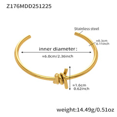 Gold-Tone Slim Cuff and Bangle Designs