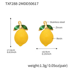 Lemon and Daisy Earring Designs