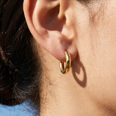 Freshwater Pearl Accent Hoop Earrings