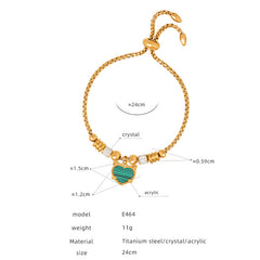 18K Gold-Plated Charm Bracelet or Bangle