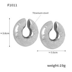 Sculptural Geometric Ear Cuffs