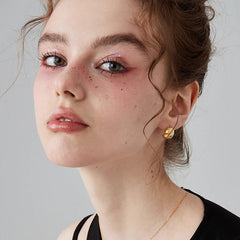 Nadine Vintage-Inspired Huggie Earrings
