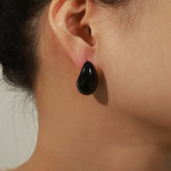 Enamel Teardrop Stud Earring Designs