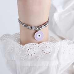 Colorful Eye Charm Bracelet
