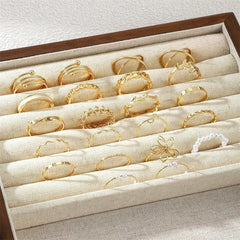 22-Piece Assorted Ring Stack