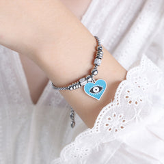 Colorful Eye Charm Bracelet