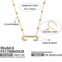 18K Gold-Plated Freshwater Pearl Tassel Necklace