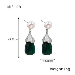Color Resin Stud and Hoop Earring Designs