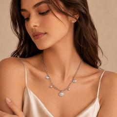 18K Gold-Plated Scallop Charm Necklace or Bracelet