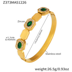 Faceted Accent and Cubic Zirconia Bangle Designs