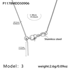 18K Gold-Plated Cubic Zirconia Charms and Chain Designs